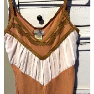 New with tags Buffalo David Bitton camisole tank with feminine boho detailing.